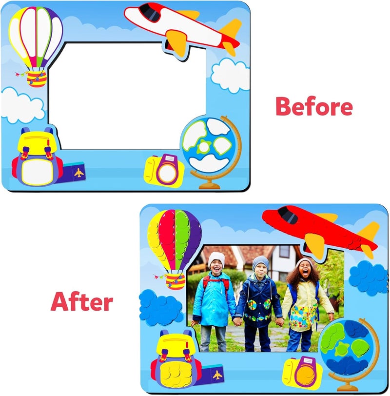 Skillmatics Dot It Sticker Art - Photo Frames, Mess-Free Fun for Kids, 500+ Stickers, Craft Kits, DIY Scrapbooking Activity, Travel Toys, Gifts for Boys & Girls Ages 3, 4, 5, 6, 7 - Image 5